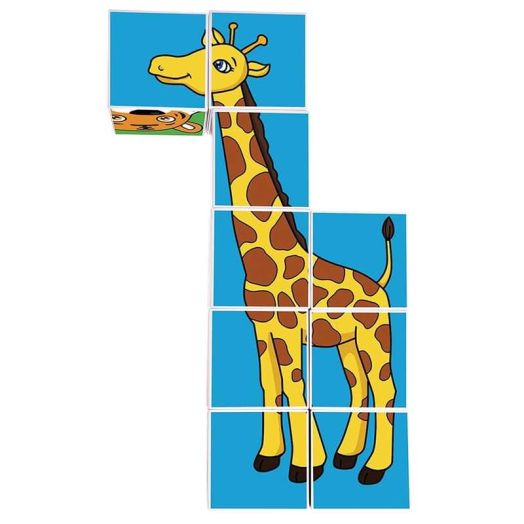 PicassoTiles Magnetic Expression Puzzle Toy, 9PCS Building Block Cubes