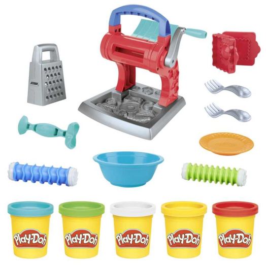 Play-Doh Kitchen Creations Noodle Party Playset with 5 Non-Toxic Play-Doh Colors, for Ages 3+