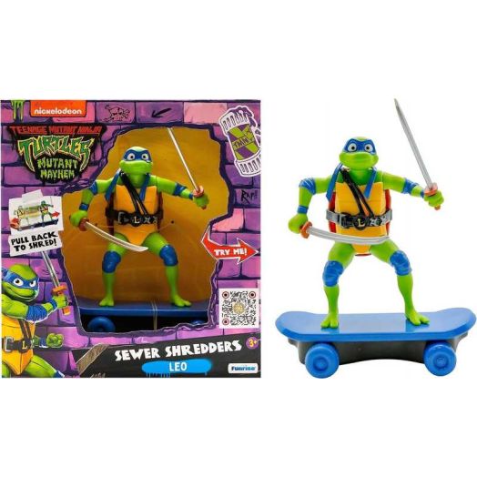 Teenage Mutant Ninja Turtles Sewer Shredders Leo Pullback Vehicle