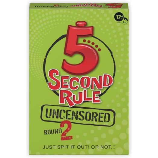5 Second Rule Uncensored Card Games for Adults - Card Games for Game Night, Funny Adult Card Game & Icebreaker, Think Fast and Shout Out Answers, Ages 17+