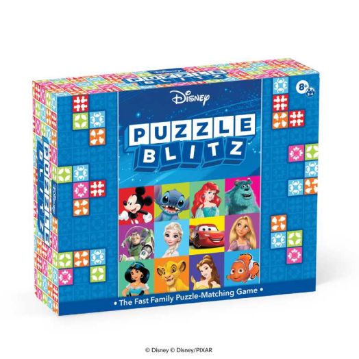 Disney Puzzle Blitz Family Board Game, 2-4 Players, Children Ages 8+ ( Exclusive)