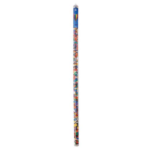 Plus-Plus: Super Tube - Basic Color Mix - 500 Pieces - Construction Building STEM Toy, Interlocking Mini Puzzle Blocks, Open Play Set, Kids Ages 5+