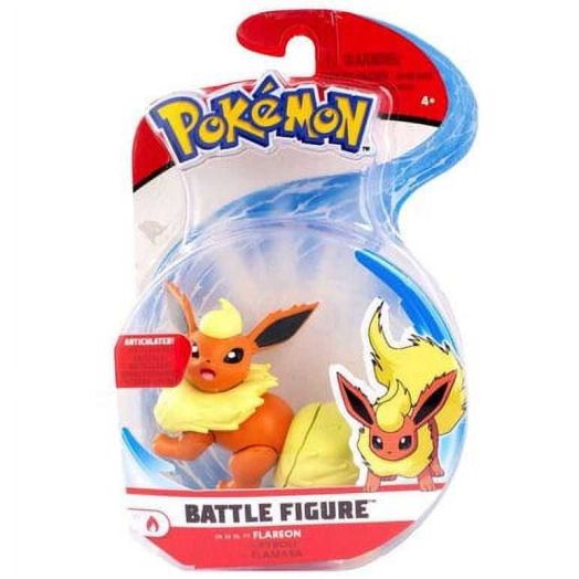 Pokemon Kids Flareon Action Figures, Plastic Red, 6" x 8"