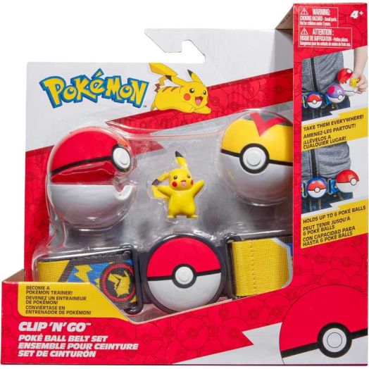 Pokemon Poke and Level Ball with A Wearable Belt, Ages 4+