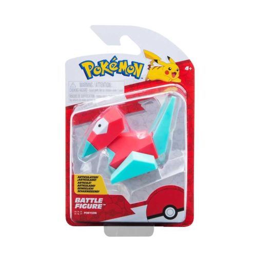 Pokemon Porygon - 3 inch Articulated Battle Figure with Details