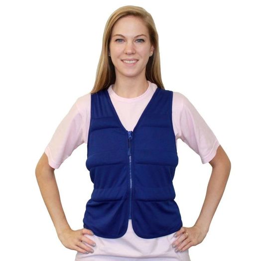 Polar Products Cool Comfort Performance Cooling Vest, Full X-Large Blue