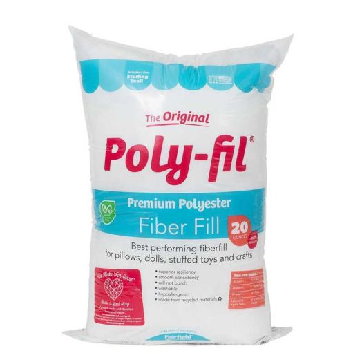 Poly-Fil Premium Polyester Fiber Fill by Fairfield, 20oz Bag