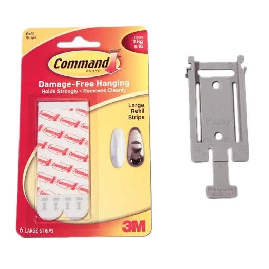 Posey Alarm Command Strip Wall Bracket