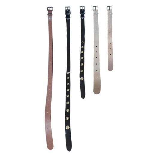 Posey Connecting Strap with Roller Buckle, 18" Leather