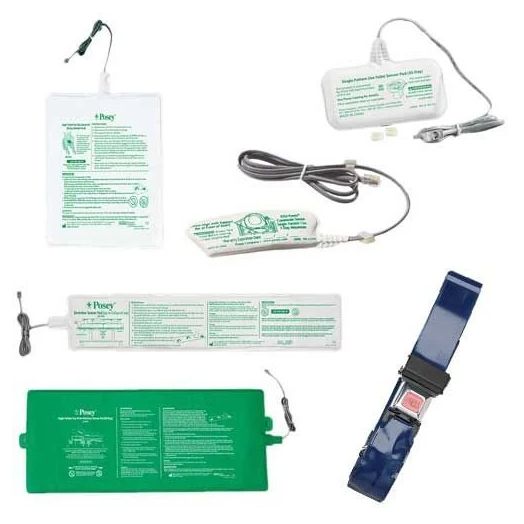 Posey Single Patient Use Toilet Sensor Pad, Toilet Seat Sensor for Fall Monitor Alarms