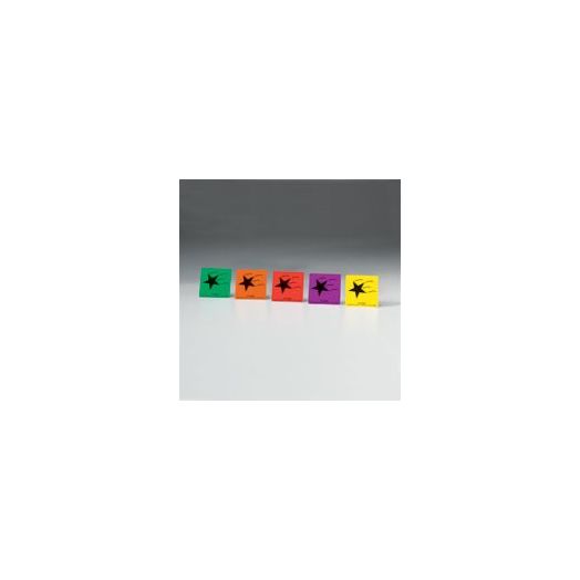 Posey Falling Star Magnets, Yellow Pack of 12