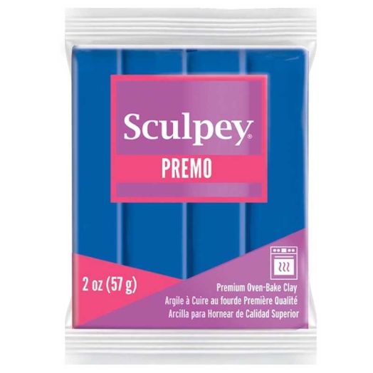 Premo Sculpey Polymer Clay 2oz-Cobalt Blue Hue