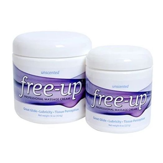 PrePak Products Free-Up Professional Massage Cream, Unscented 16 oz Jar
