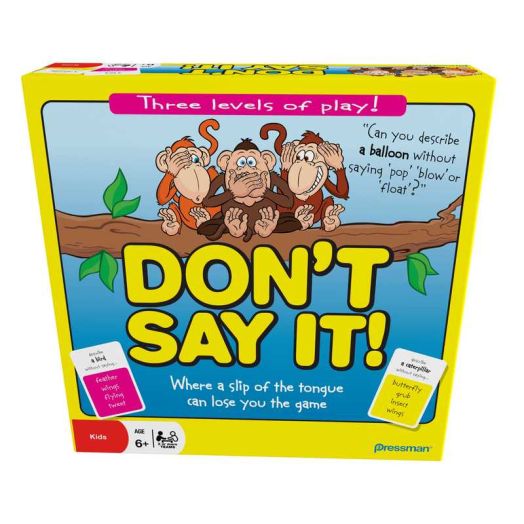 Pressman Don't Say It! Game - Where a Slip of the tongue Can Lose You the Game!