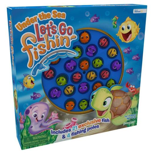 Pressman Let's Go Fishin' - Under The Sea Game for Kids and Families ( Exclusive)