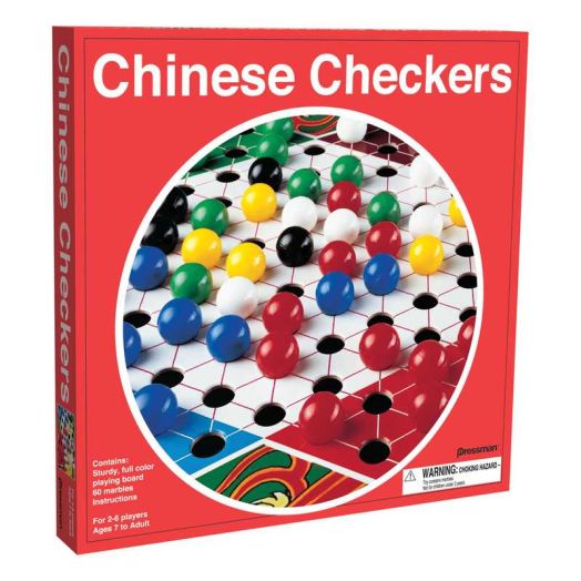 Pressman Toys Chinese Checkers Board Game - Classic Family Strategy Game for Kids and Adults