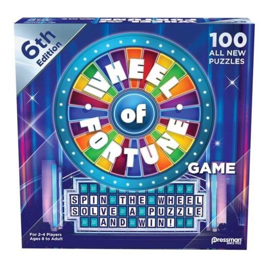 Pressman Wheel of Fortune Game: 6th Edition