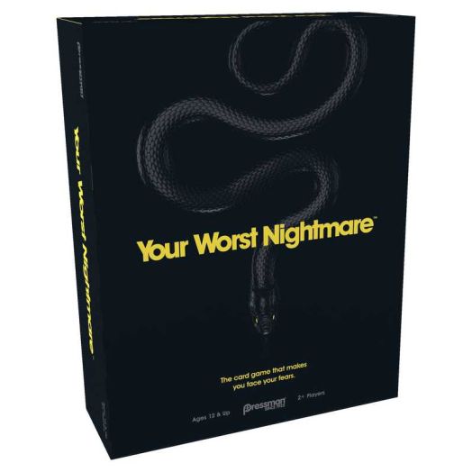Pressman Your Worst Nightmare Card Game - Face Your Fears as You Rank Others' Fears!