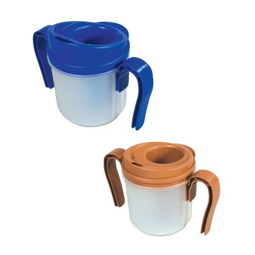 ProvaMed Provale Regulating Drinking Cup for Dysphagia, 5cc Blue Lid
