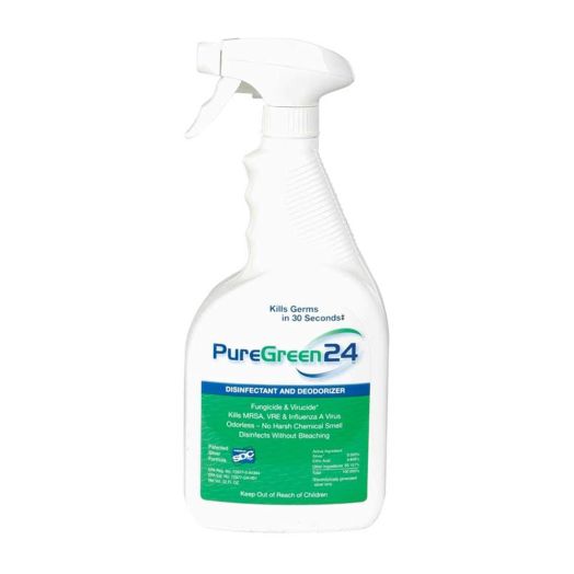 PureGreen24 Disinfectant and Deodorizer, 32 oz Spray Bottle