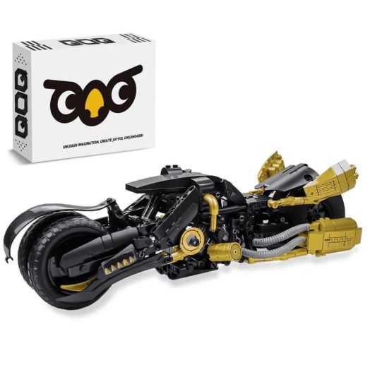 QOQ Motorcycle Building Blocks Kit, 1:10 Scale Technic Motorcycle Set for Boys and Girls 8+, Children Adult Plastic Collectible Car Gift (551Pieces)