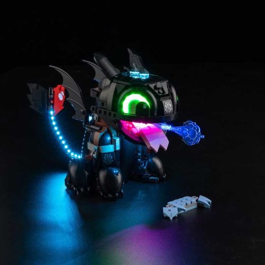 QC Ltbrcik Lighting Set for Lego How to Train Your Dragon Toothless 10375 Building Blocks Without Building Blocks Set