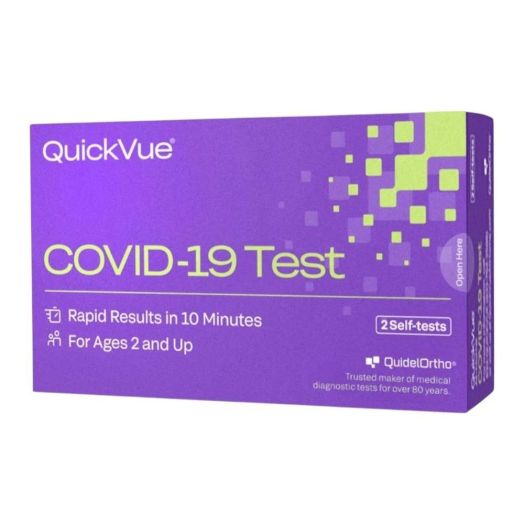 Quidel QuickVue At-Home OTC COVID-19 Test Kit, Box of 2