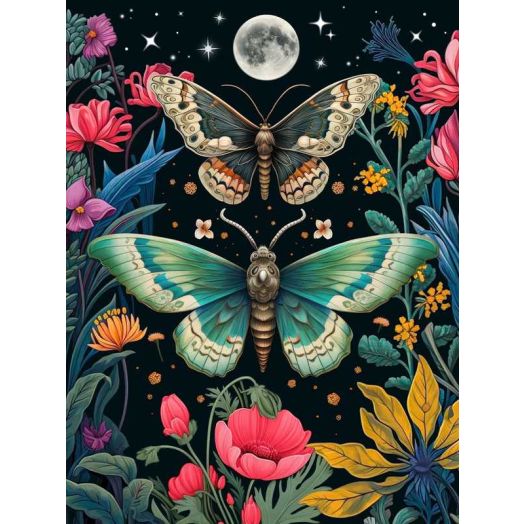 QUITEDEW Butterfly Diamond Painting Kits for Adults, Full Drill ,Home Wall Decor Gifts 12x16 inch