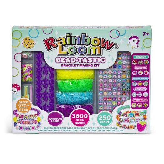 Rainbow Loom Beadmoji Bead-tastic Mega Rubber Band Bracelet Making Kit