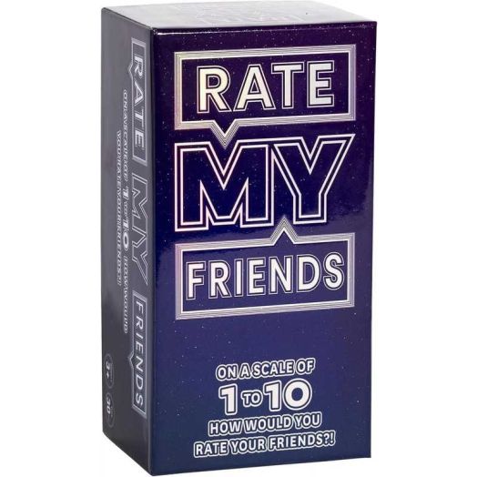 RATE MY FRIENDS Party Game - The Hilarious Adult Card Game - On a Scale of 1 to 10 How Would YOU Rate Your Friends? Perfect for College Student, Family, Fun Parties & Board Game Night with your Group