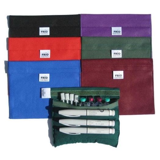 ReadyCare FRIO Extra Large Cooling Wallet, Black Holds 8 Vials & Syringes