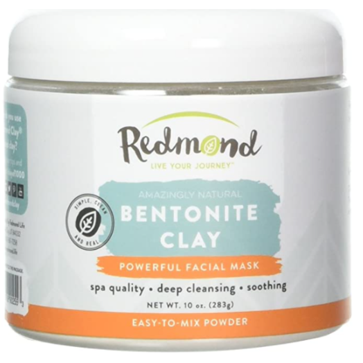 Redmond Clay - Bentonite Clay – 100% Natural Sodium Bentonite and Calcium Clay of 1000 Uses (10 oz.) – Soothing Facial Mask.