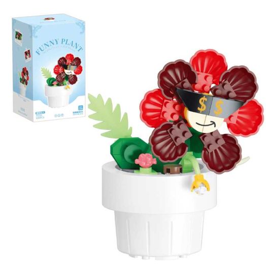 Remocguys Flower Building Set Not Compatible with Lego Flowers Party Favors for Adults 106Pcs