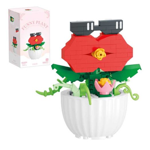 Remocguys Flower Building Set Not Compatible with Lego Flowers Party Favors for Adults 188Pcs