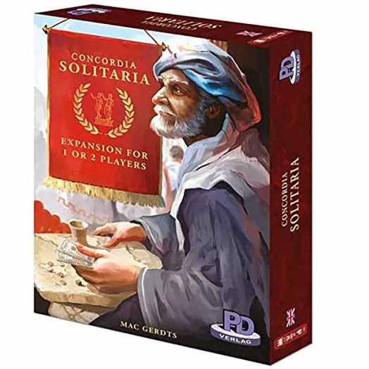 Rio Grande Games: Concordia Solitaria Expansion - Strategy Board Game Expansion to Concordia - Ages 14+, 1-2 Players, 60 Min Game Play