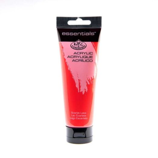Royal & Langnickel Essentials Acrylic Paint - Scarlet Lake, 120ml