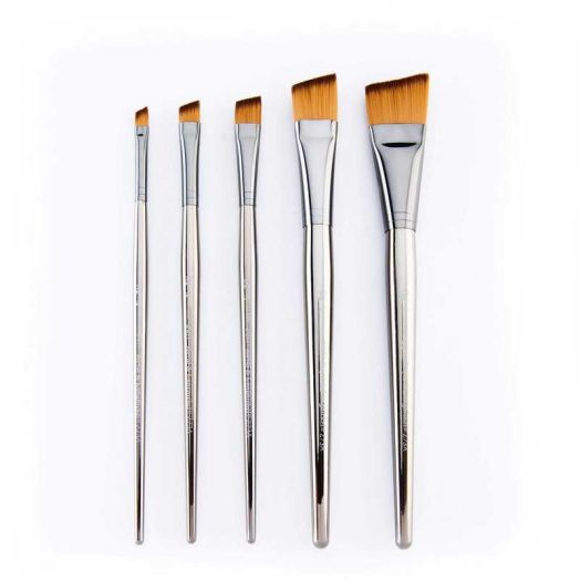 Royal & Langnickel zen 73 Series 5pc Standard Handle Angular Brush Set