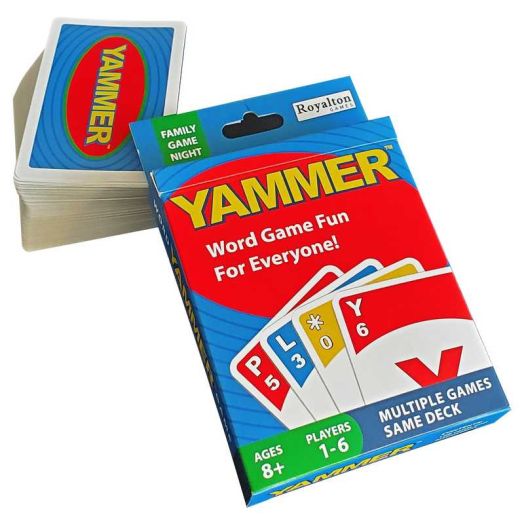 Yammer Word Card Game, Fun Family Word Game for Adults, Kids, Teens, 1-6 Players, Ages 8+