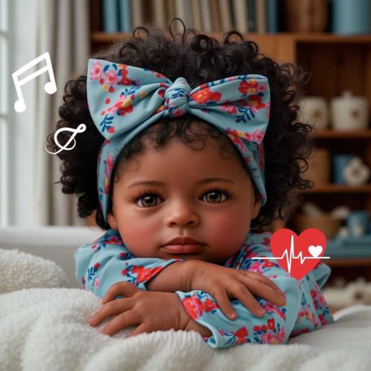 RSG 17-inch Reborn Baby Dolls, Newborn Baby Dolls Soft Cloth Body, Poseable Real Life Baby Dolls for Age 3 +