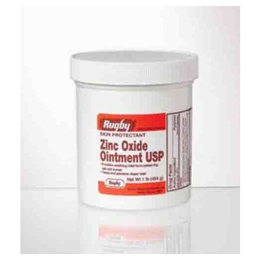 Rugby Zinc Oxide Ointment USP 20%, 16 oz Jar