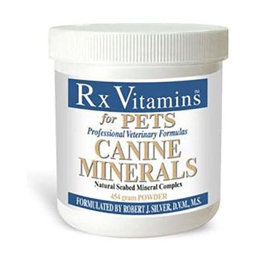 Rx Vitamins Canine Minerals for Dogs - Veterinary Formula Natural Seabed Mineral Complex - Calcium Carbonate - Powder 454g