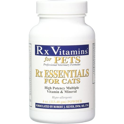 Rx Vitamins Essentials for Cats - Vitamin & Mineral Multivitamin Supplement - 4 oz