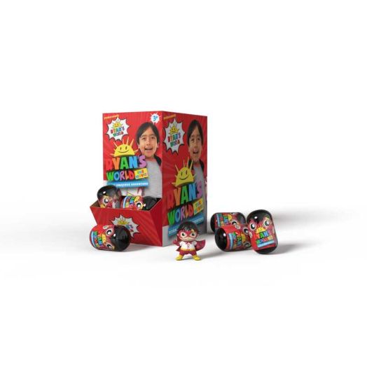 Ryan's World Movie Collectible Mystery Squishy in Blind Box, Collect All 8 Toys, Age Group 3+