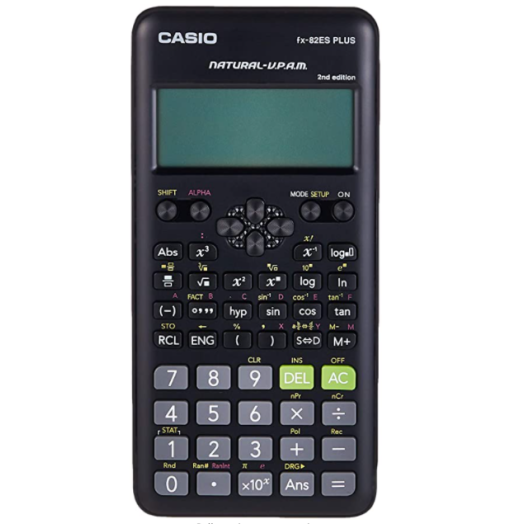 Casio Fx-82es Fx82es Plus Bk Display Scientific Calculations Calculator with 252 Functions