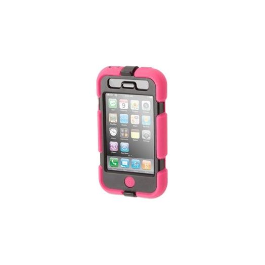 Pink/Black Survivor All-Terrain Case for iPhone 3G/3GS