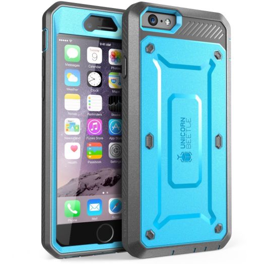 SUPCASE iPhone 6 Plus Case, Full-body Rugged Belt Clip Holster Case for Apple iPhone 6 Plus 5.5 inch [Unicorn Beetle PRO Series] with Built-in Screen