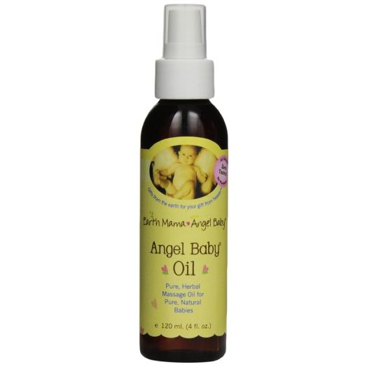Earth Mama Angel Baby, Angel Baby Oil, 4 Ounce