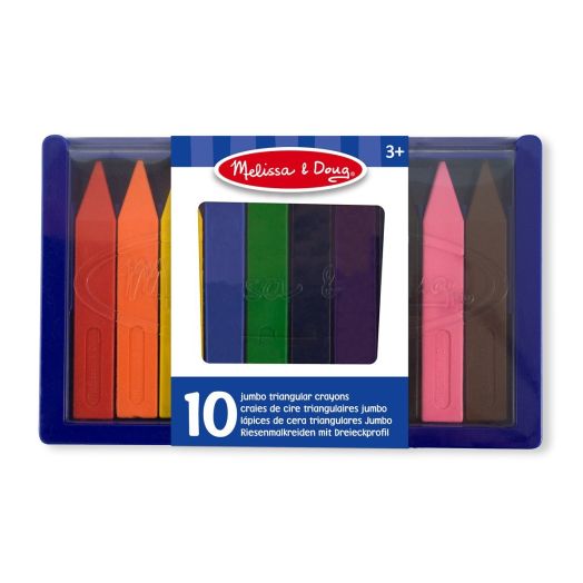 Melissa and Doug Jumbo Triangular Crayons