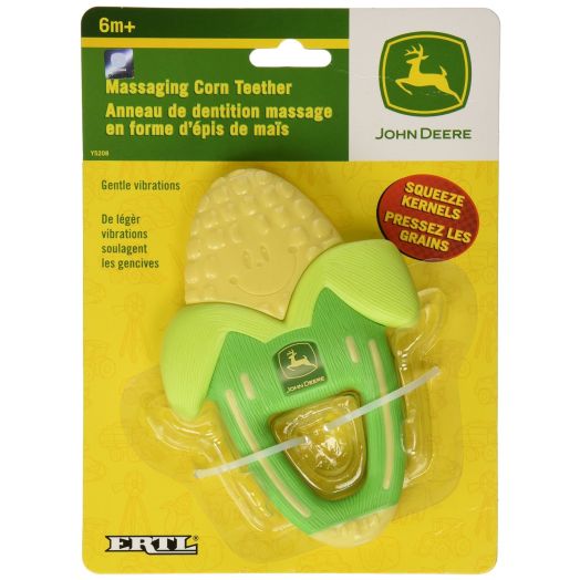 The First Years John Deere Massaging Corn Teether