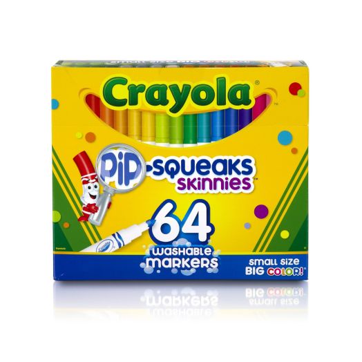 Crayola 64 Ct Washable Markers, (58-8764)